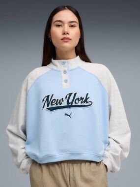 PUMA x NYC Women's Oversized Crew Neck Sweatshirt